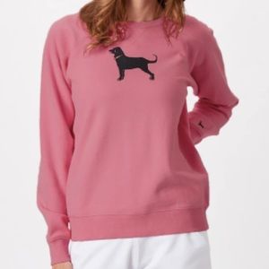Black Dog Pink Crew Neck Sweatshirt